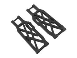 2 Brazos De Suspensión Inferiores Traseros De Nailon Para Coche Rc Zd Racing 9021 08423 1/8 Negro