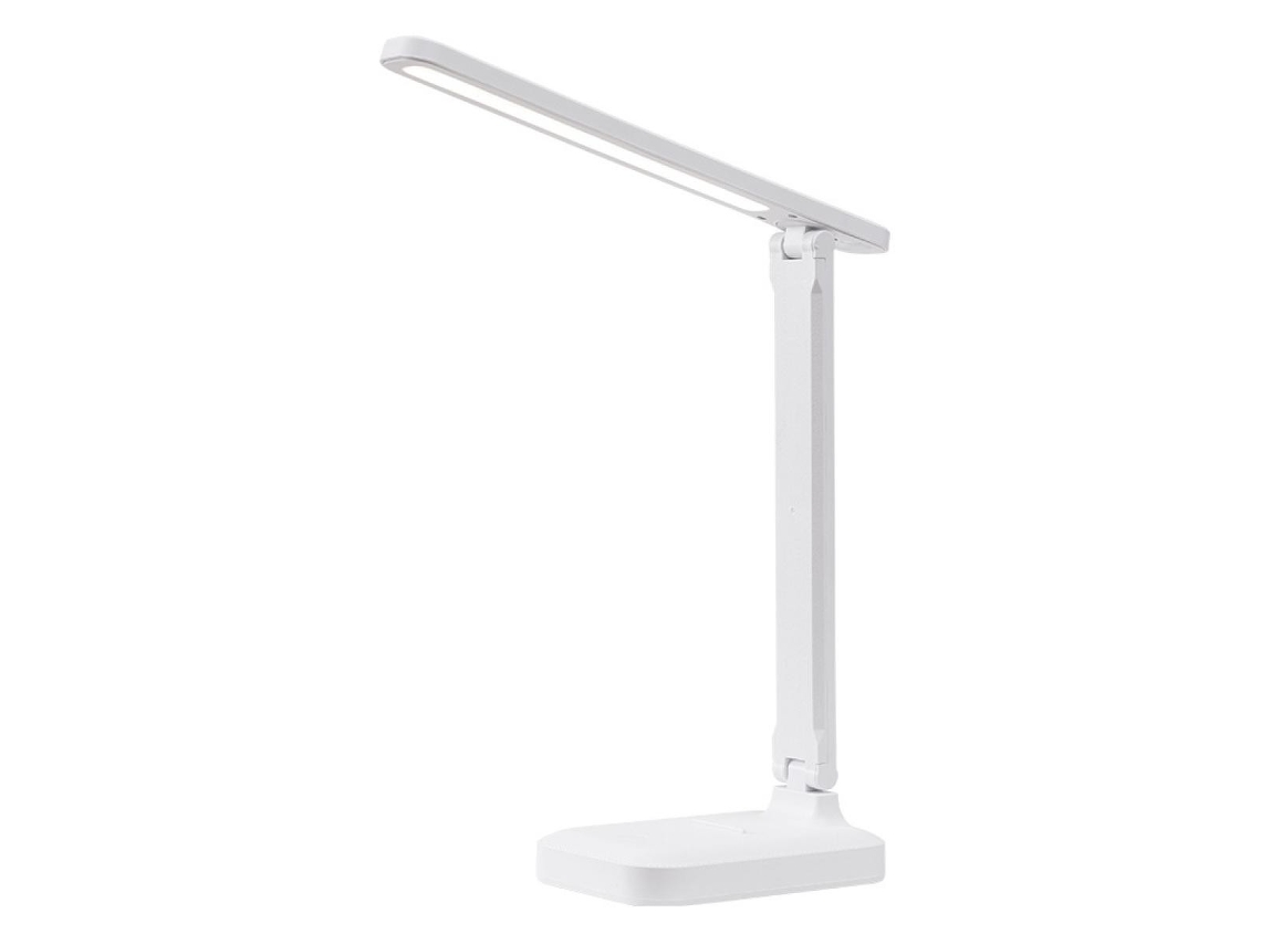 Lámpara de mesa LED de 3 colores, regulable, regulable, táctil, plegable, lectura junto a la cama, protección para los ojos, luz nocturna, DC5V, carga USB.