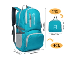 Mochila Ligera, Plegable E Impermeable Para Viajes Y Senderismo, Apta Para Hombres Y Mujeres.