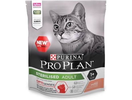 Pienso para Gatos PURINA PRO PLAN (400g - Seco - Adulto - Sabor: Salmón)