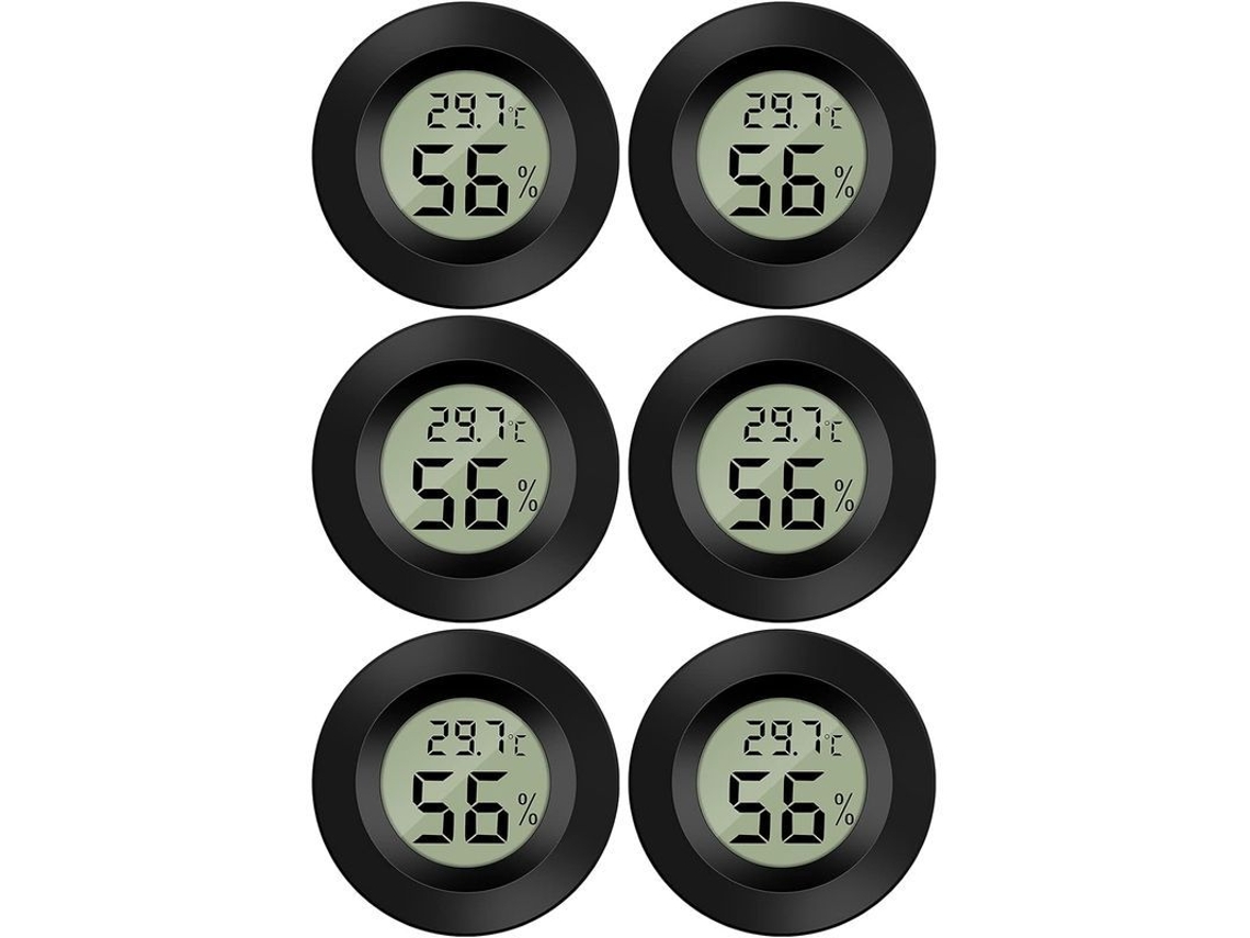 Termómetro Higrómetro Digital Lcd Portátil -50~70℃ 10%~99% Hr Mini Con Batería Lr44