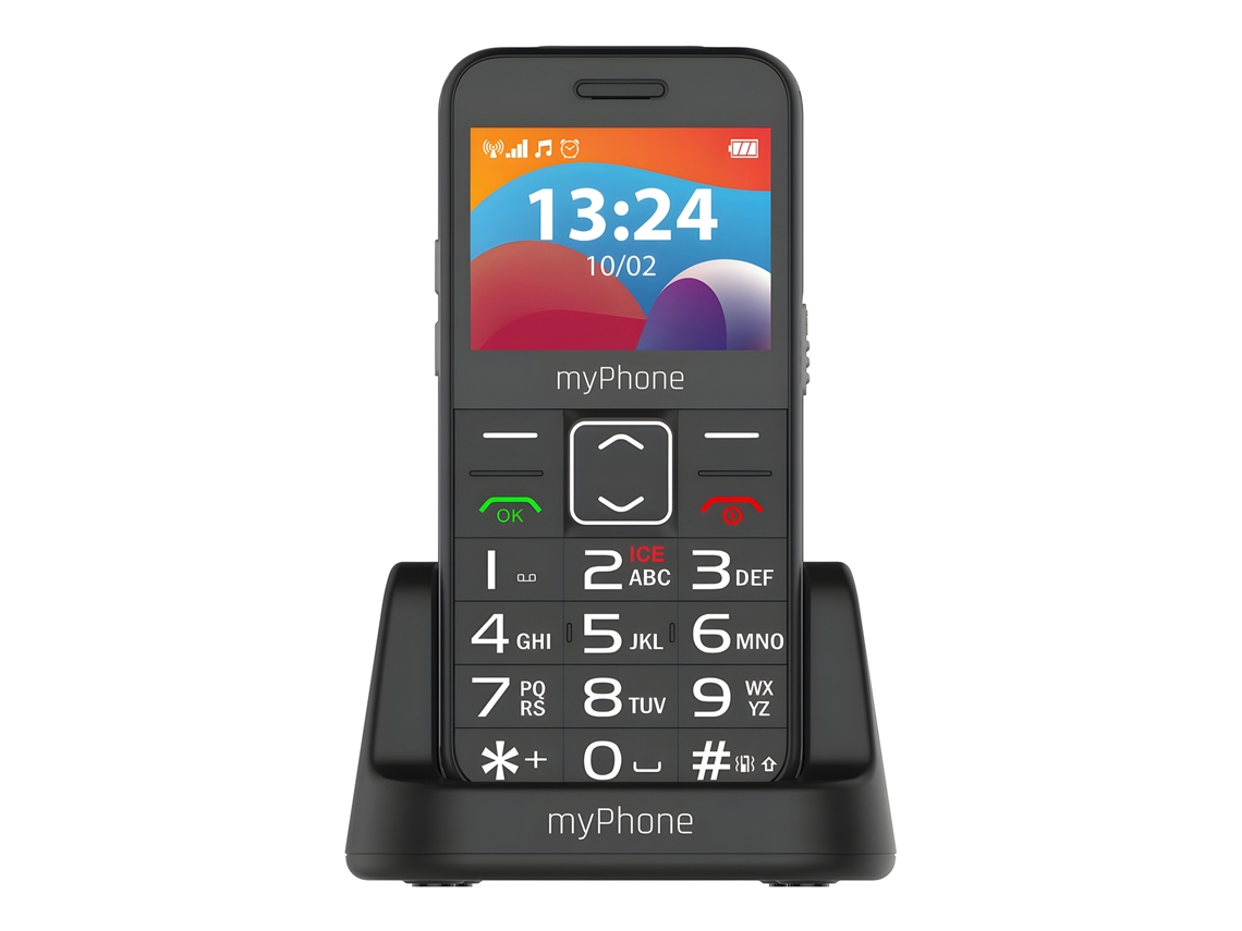 Teléfono móvil MYPHONE Halo 3 4G LTE Negro, Botón SOS