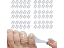 Protetor De Dedos De Silicone Antiderrapante Para Calos Bolhas Unhas Encarnadas Alívio Da Dor 60 Unidades