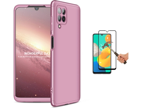 Carcasa + Protector Samsung M32 4G Slim Armor 360º Rosa BD-GK