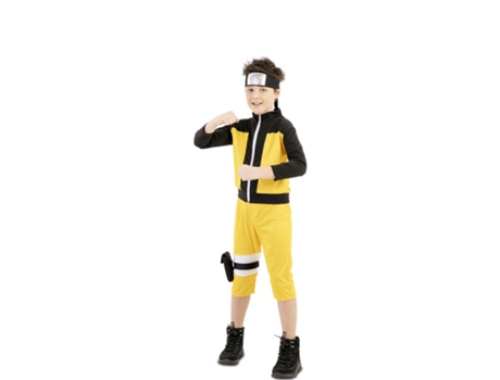 Disfraz de Niño EUROCARNAVALES Anime Ninja Hokage (7 - 9 años)