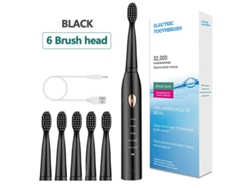 Cepillo de Dientes Eléctrico TRUMSEN X-1 Plus Negro (32000 Rpm - 5 Modos - Recargable)