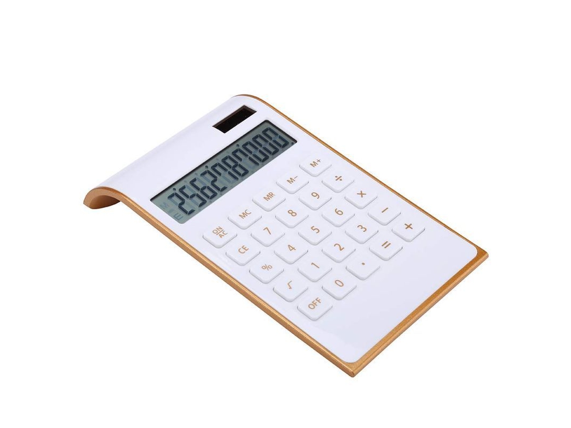 2026-calculadora Linjou De 10 Dígitos, Solar Y Batería, Diseño Elegante, Para Oficina Y Hogar