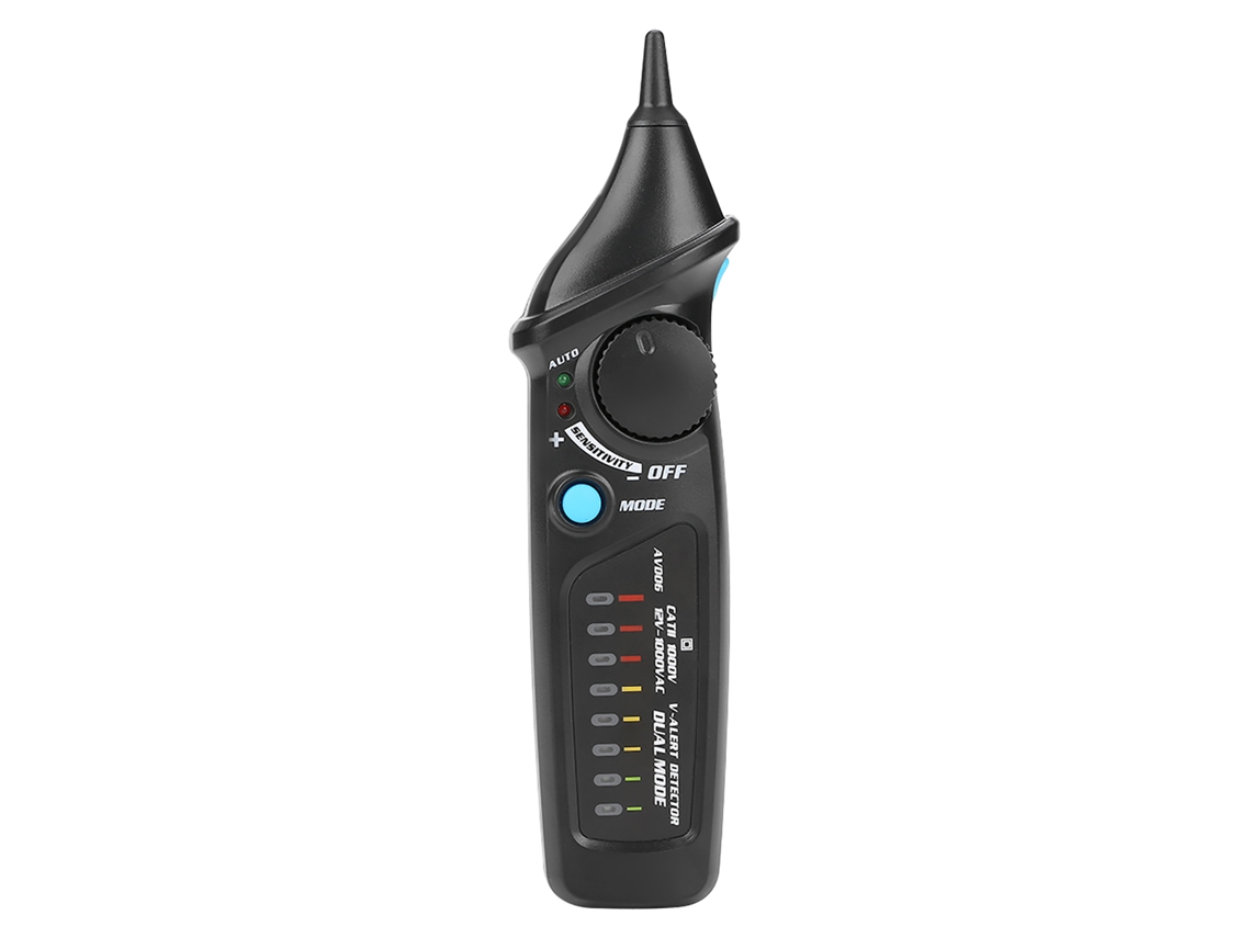 Detector De Voltaje Sin Contacto De Modo Dual Bside Avd06 Ac12-1000v Con Indicador Led Y Alerta Sonora.