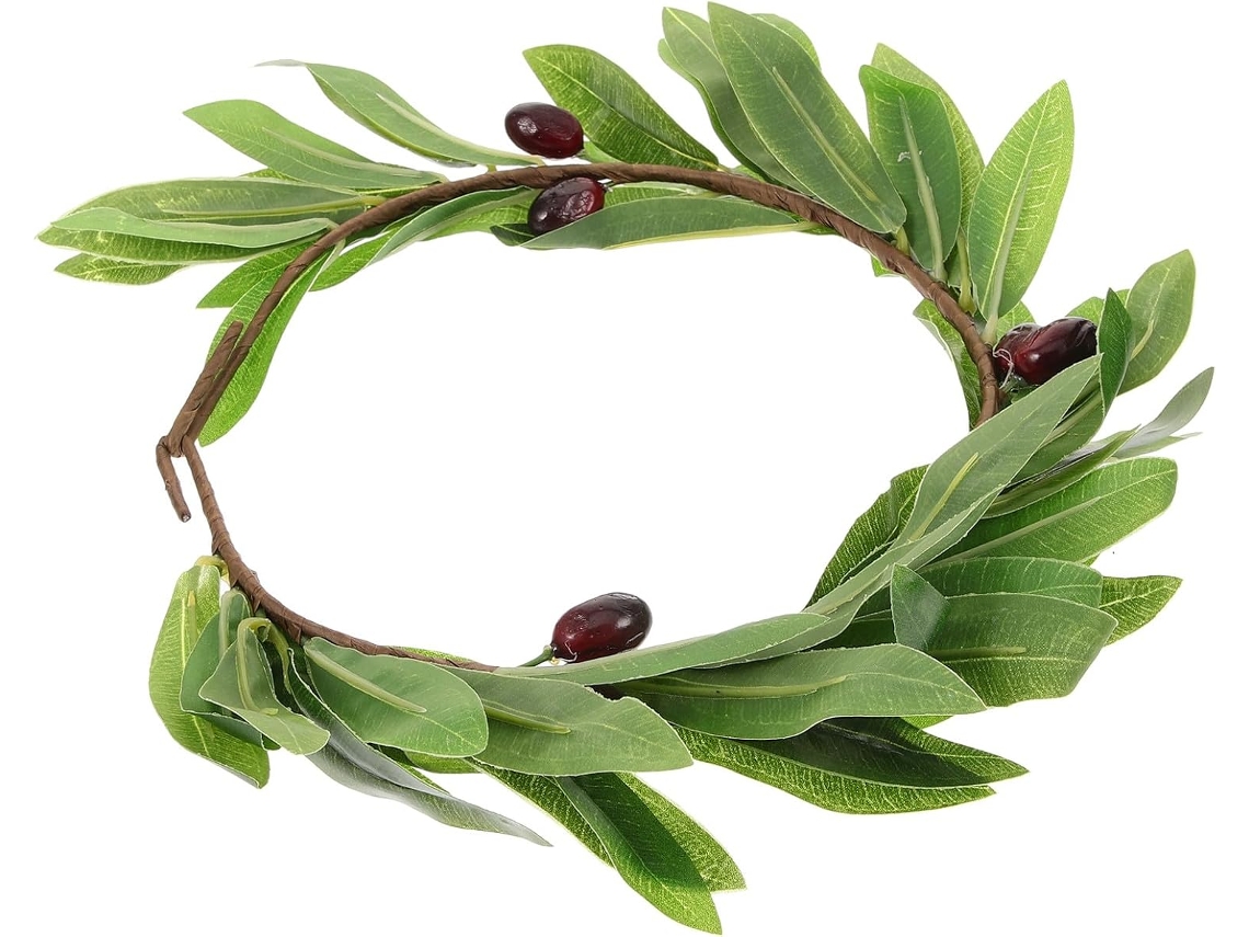 Nuobesty Guirnalda De Olivo Artística, Accesorio Para El Cabello Para Mujer
