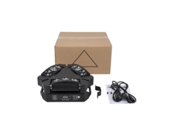 Iluminación escénica, control DMX, iluminación dinámica para espectáculos, 9x10W RGBW 4 en 1, enchufe europeo OEM