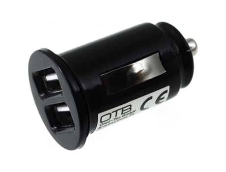 Cargador POWERY para Vehículo 12-24V con 2 Ligaciones USB 2,1A