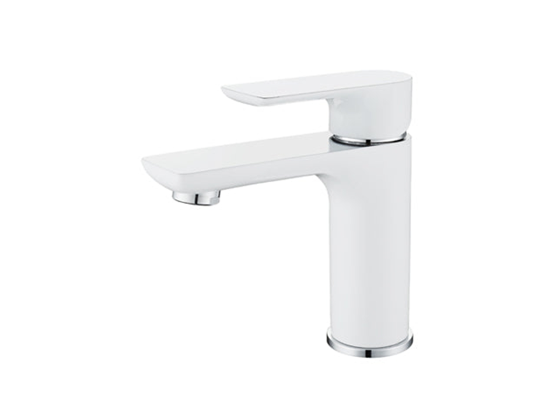 Grifo De Lavabo En Latón Blanco Colección Argolide