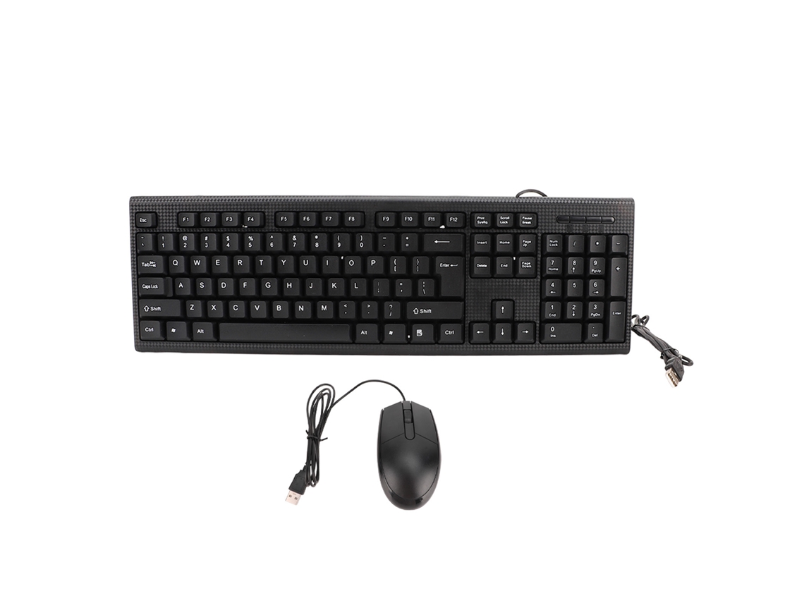 Baoj-2026new Conjunto de teclado y ratón USB con cable CMK858