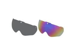 Lentes para casco de bicicleta, triatlón, carretera, MTB, color gris TAISHENGDA