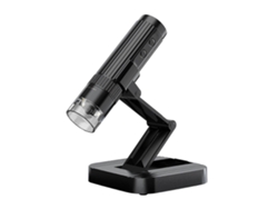 Microscopio digital portátil recargable con conexión Wi-Fi y USB, 8 luces LED, microscopio con aumento HD de 50x a 1000x, cámara de 2 megapíxeles, portátil.