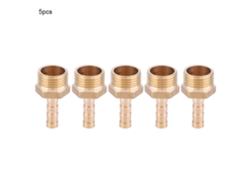 Conectores Macho De Latón De 1/2" Bsp Con Boquilla Para Manguera Y Adaptador De Acoplamiento De 6 Mm