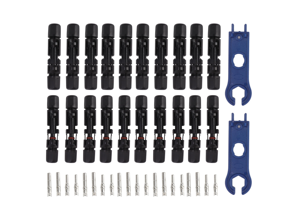 Conectores solares Primerox IP68 macho y hembra