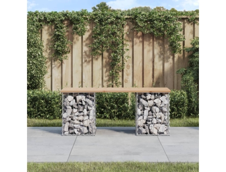 Banco De Jardín VIDAXL Marrón Madera (103x31x42 cm)