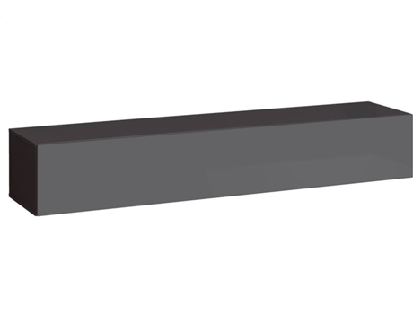 Mueble TV MÓVEIS BONITOS Berit (180x40x30 cm - Gris - Melamina)