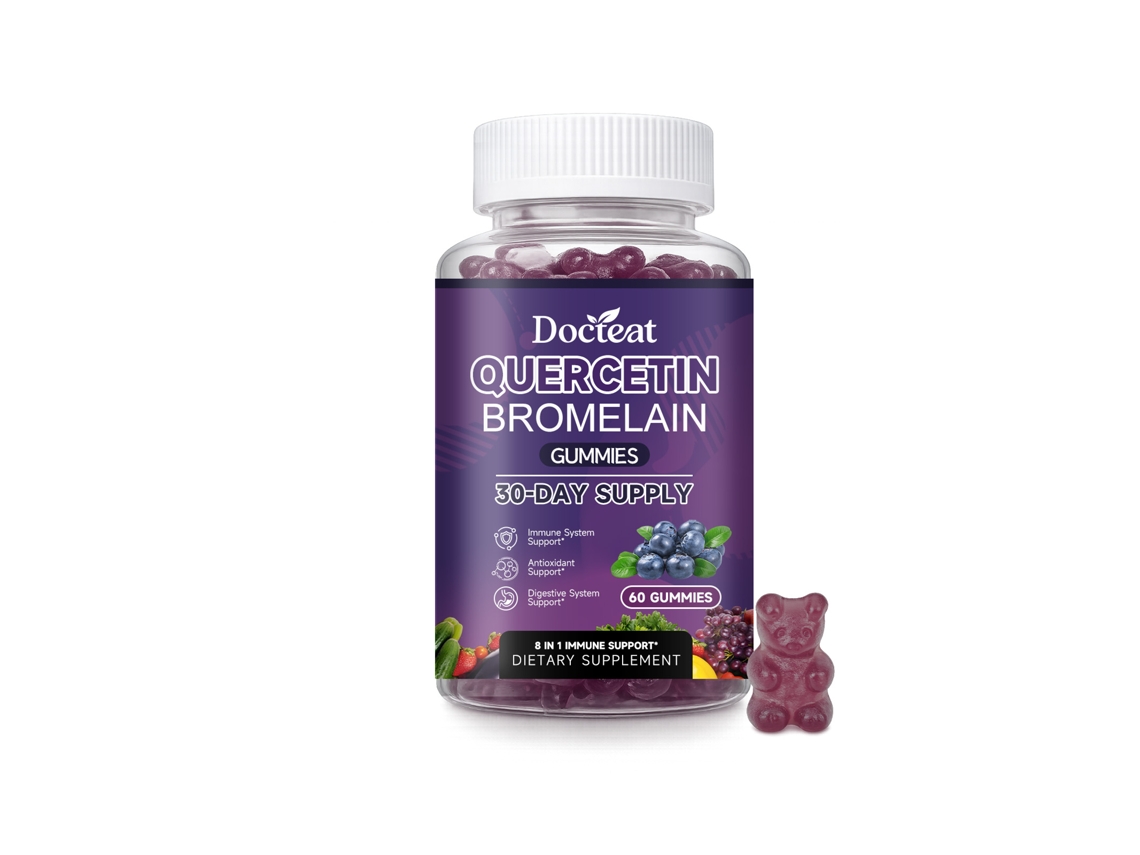 Quercetina de caramelo suave con bromelina