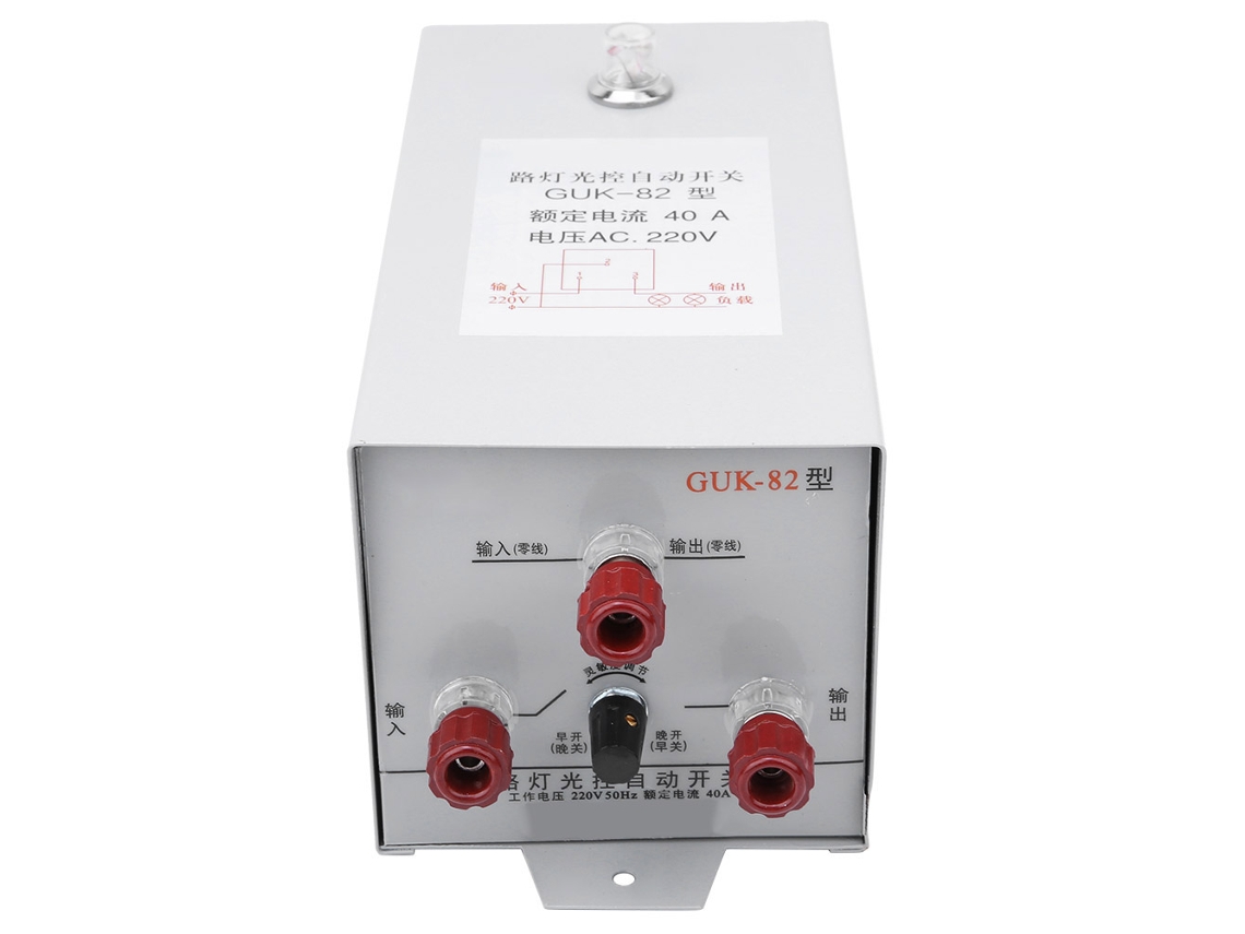 2026dz-interruptor De Luz De Calle Guk-82 Conmutador De Potencia Grande Interruptor Fotoeléctrico 220vac Auto Encendido/apagado