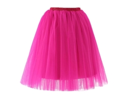 Vestido tutú de mujer de alta calidad, modelo 2026, de tul plisado, hasta la rodilla, ideal para bailes informales y fiestas.