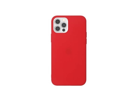 Funda para iPhone 12/12 Pro MYWAY Piel Sintética Textura Suave Rojo