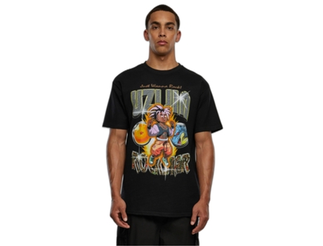 Camiseta MISTER TEE Oversize Uzijin Heavy Negro (L)