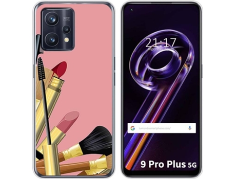Carcasa para Realme 9 Pro Plus 5G TUMUNDOSMARTPHONE Dibujos Brochas Multicolor