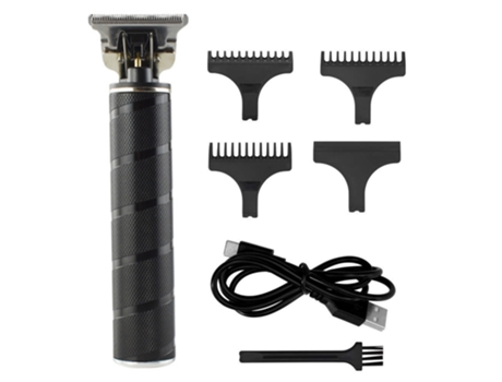 Cortapelos para hombres, afeitadora inalámbrica para barba, afeitadora eléctrica con cuchilla en T, kit de aseo JEDBESETZT
