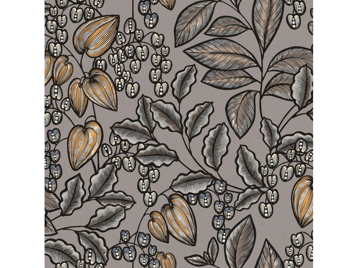 377549-Gu Papel Pintado Flores Liso Mate 5 33 M2 PROFHOME