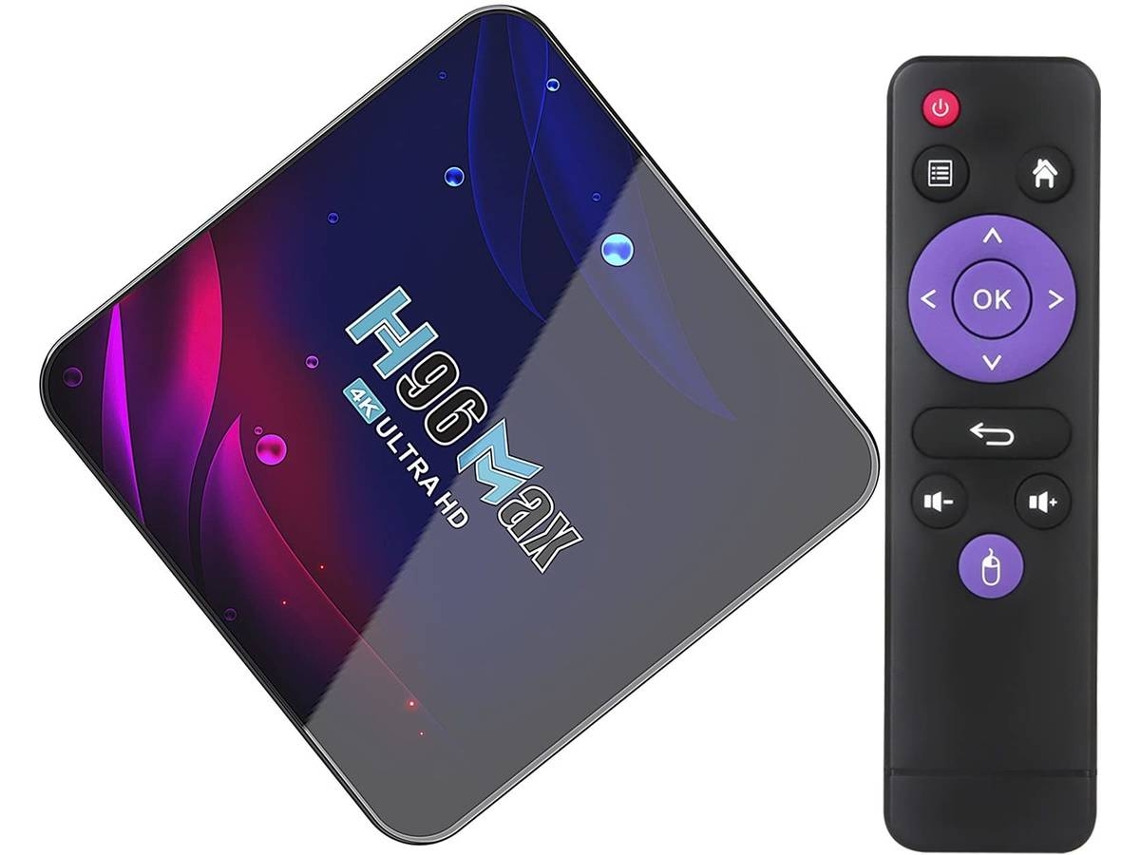 Box Smart TV CHRONUS H96MAX1203W1 (Android - 2 GB RAM - Negro)