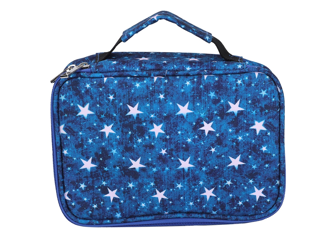 Estuche De Lápices 72h Multi Capacidad Grande Con Cremallera Para Artistas Estudiantes Azul