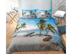Juego Ropa Cama Adultos Estampado Funda Nórdica Almohada Ropa Cama 220x240 Cm 140x200 50x75 200x200