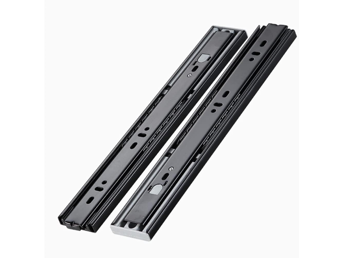 14 (350 Mm) Guías Para Cajones Con Sistema De Apertura Por Presión Riel Telescópico Para Armario