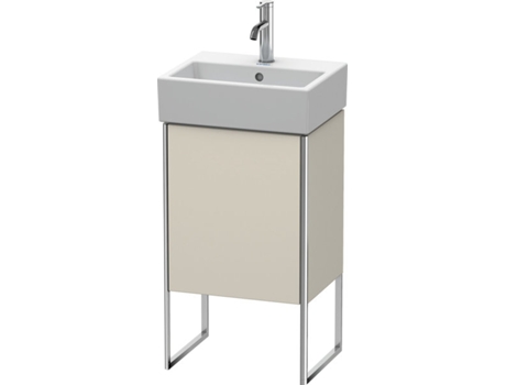 DURAVIT XSquare Vanity unit vertical 43.4x34.0 cm, 1 puerta, colgado a la derecha, 1 estante de vidrio, para el lavabo Vero Air 072445