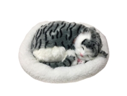 Juguete realista para gatos que respira y duerme