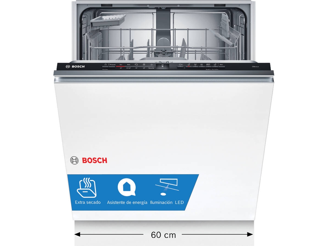 Lavavajilas Integrable BOSCH SMV2ITX09E (13 Cubiertos - 60 cm - Panel Negro)