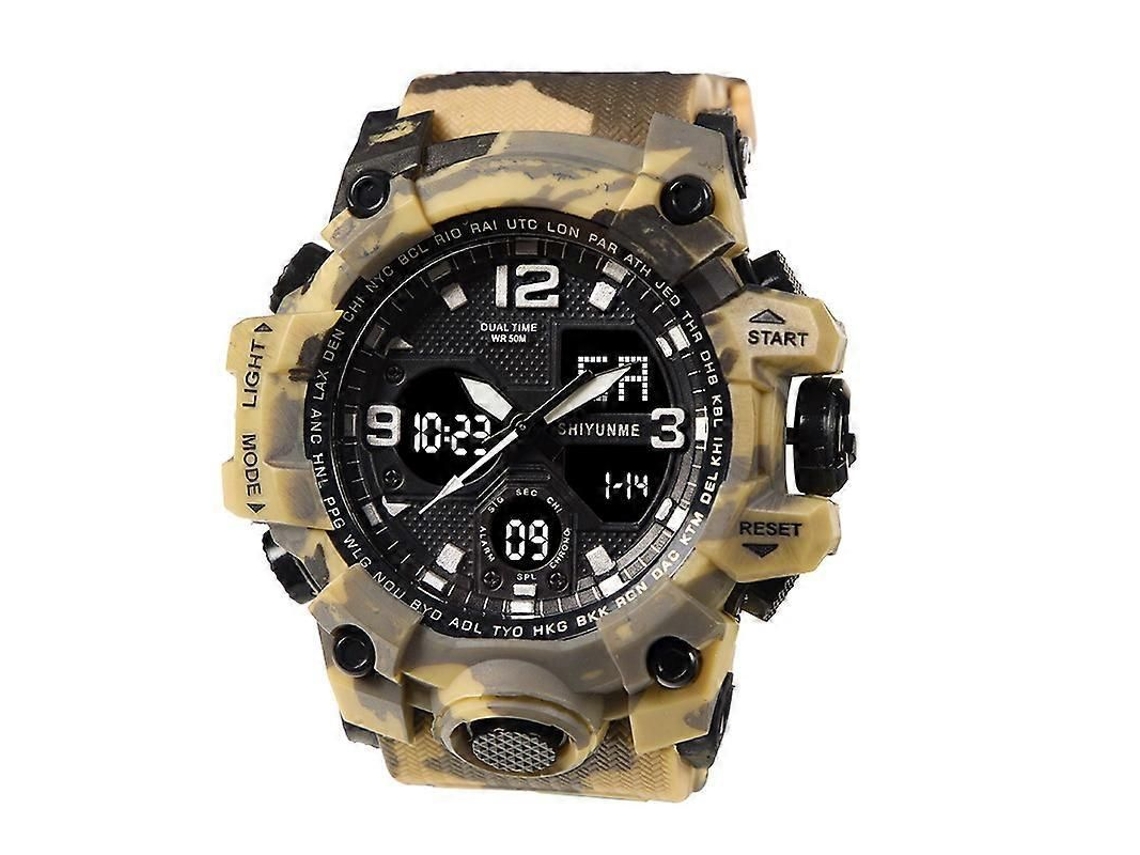Reloj deportivo infantil GOKOCO, resistente al agua, con alarma, cronómetro y luz de fondo.