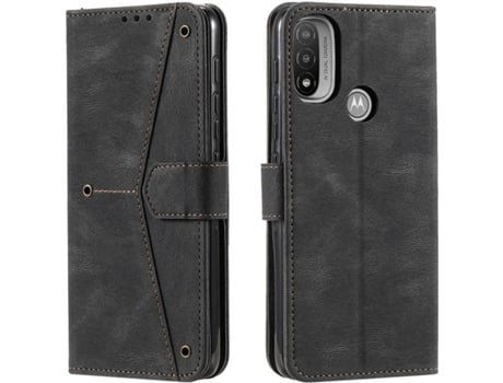 Funda Motorola Moto E20, E30, E40 HFS-HOUSE Cartera Negro