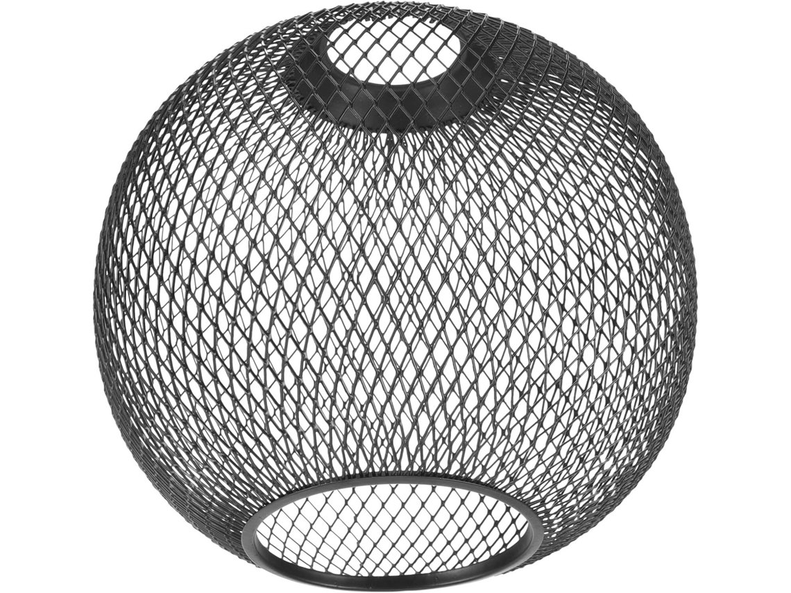 Globo Terráqueo De Hierro Negro Con Diseño Calado, Fácil De Instalar, Guardar Y Colgar, Elegante Para Restaurantes U Hoteles.