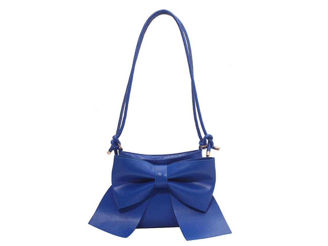Bolso bandolera con cintas, bolso de viaje de gran capacidad, bolso mensajero, azul