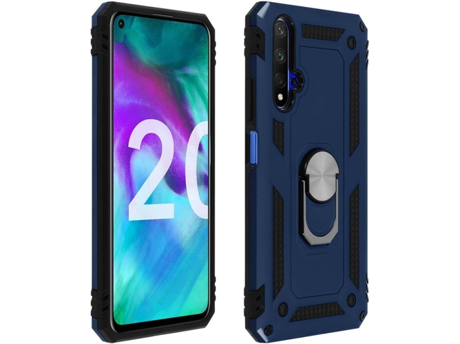 Carcasa Huawei Nova 5T, Honor 20 AVIZAR Anillo Azul