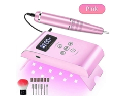 Taladro y secador de uñas profesional 3 en 1 de 35.000 RPM para manicura y pedicura con 6 limas y lámpara UV LED multifunción. Ly Ebike