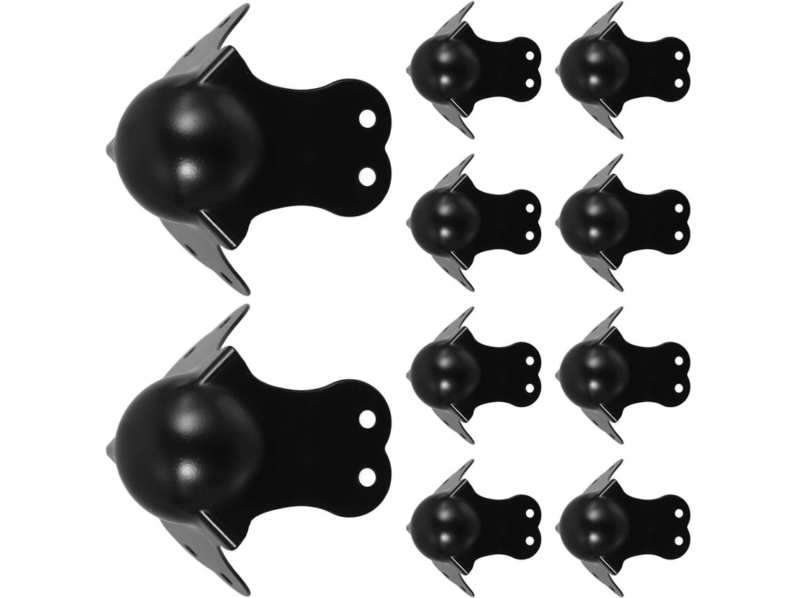Protectores De Esquina Triangulares De Metal (10 Unidades) Para Esquinas De Muebles