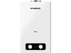 CAMPLUX Calentador de Agua a Gas 10 Litros BY264-DE, GLP (Butano /Propano ), 50 mbar, 20kW, 3V