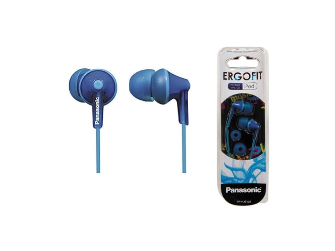 Auriculares con cable PANASONIC RP-HJE125E azul