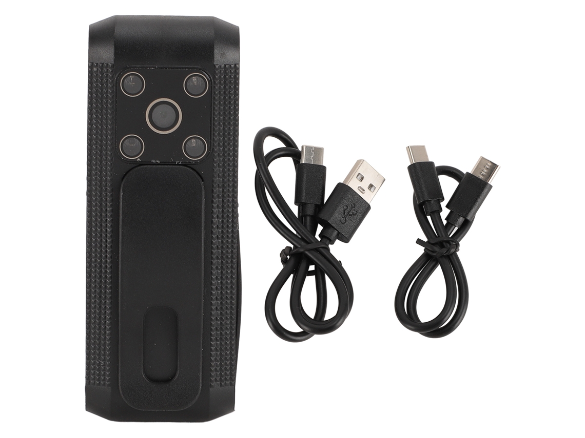 Cámara Corporal 1080p Wifi Cámara De Grabación De Video Portátil Con Lente Giratoria De 180° Clip Posterior Para Trabajo Viajes Caminatas Correr