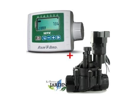Kit Programador de Riego Wpx1 Electroválvula de Riego 100Dvf 9V 1 RAIN BIRD RAIN BIRD
