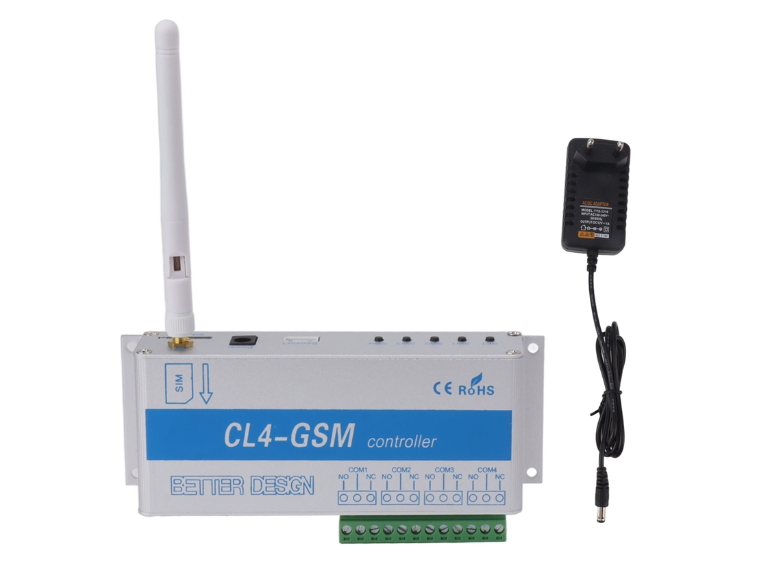Mando A Distancia Gsm Para Apertura De Puertas Con Interruptor De Relé Ip30 De Aluminio Para Garaje, Hangar O Almacén.